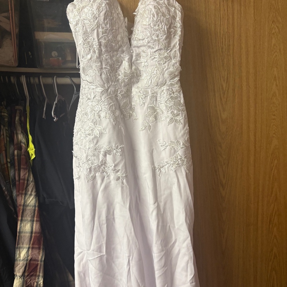 Beautiful wedding gown